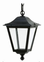 Suspension extérieure IP44 Rustique Aluminium Noir...