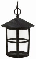 Rustikale Außenlampe Schwarz IP43 E27...