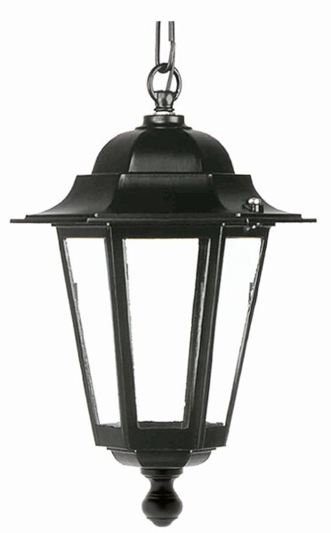 Lampe dextérieur rustique HYSAIA noire IP44 E27 élégante