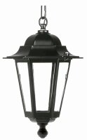 Lampe dext&eacute;rieur rustique HYSAIA noire IP44 E27...