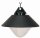 Suspension dext&eacute;rieur Noir &Oslash;32cm rond IP44 Rustique