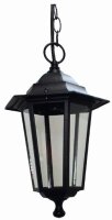 Lampe à suspendre extérieure noire Lanterne...