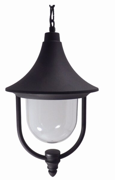 Lampe dextérieur élégante Noir Rustique Aluminium Ø29cm