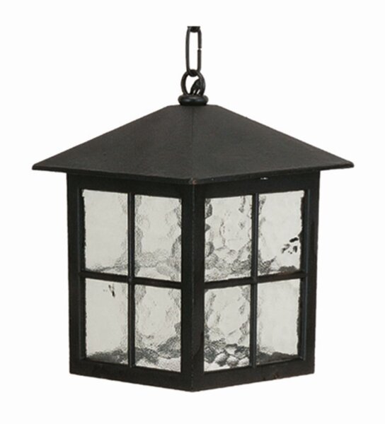 Lampe dextérieur rustique noire IP43 protégée contre la pluie