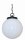 Lampe dext&eacute;rieur de style MELANTHA Noir Blanc