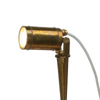 Lampe de jardin Piquet de terre Laiton véritable...