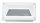 Luminaire encastr&eacute; blanc ext&eacute;rieur IP44 E27 aluminium L:22,5cm