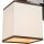 Stilvolle Wandlampe CALI Creme Stoff Modern Lampe