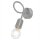 Applique moderne Gris Métal MADALYNN Lampe