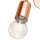 Applique murale MADALYNN Cuivre Moderne Métal Lampe