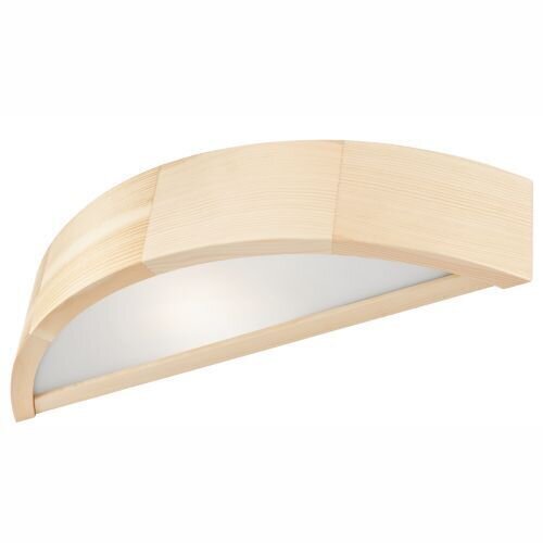 Wandlampe Flur Holzleuchte Braun Modern 40cm