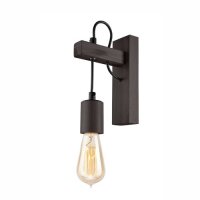 Applique murale marron Bois polyvalent Lampe AMIDA