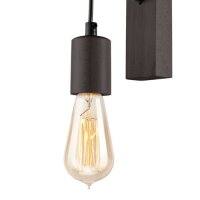 Applique murale marron Bois polyvalent Lampe AMIDA