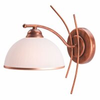Lampe murale brune métal élégant...