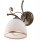 Stilvolle Wandlampe NARELLA Shabby Schwarz
