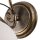 Stilvolle Wandlampe NARELLA Shabby Schwarz