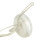Wandleuchte Shabby Jugendstil Metall Lampe Glas