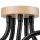 Plafonnier flexible KASSIDY Noir Salon