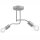 Silber Deckenleuchte Metall Modern Wohnzimmer