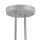 Silber Deckenleuchte Metall Modern Wohnzimmer