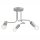 Plafonnier Argent Métal Moderne 3-flmg Lampe