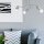 Plafonnier Argent Métal Moderne 3-flmg Lampe