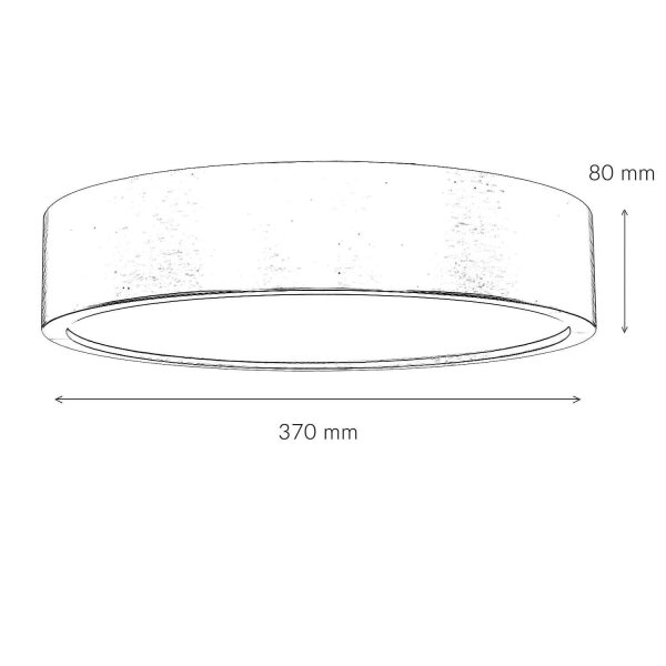 Plafonnier Salon Rond Lampe Bois Marron