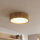 Deckenleuchte Wohnzimmer Eiche rund Holz Lampe