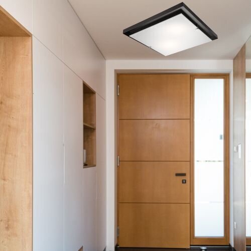 Deckenleuchte ERIN Braun Modern quadratisch