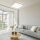 LED Deckenleuchte Weiß Holz quadratisch Wohnzimmer