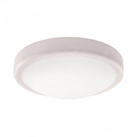 Plafonnier LED Blanc Bois rond Salon