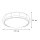 Plafonnier LED Blanc Bois rond Salon