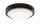 Plafonnier LED bois brun rond salon