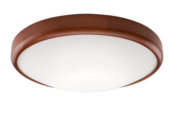 Plafonnier LED en bois Salon rond