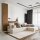 Plafonnier Bois Rond Marron Salon Moderne