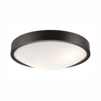 Deckenleuchte FERNLY Braun Modern rund Wohnzimmer
