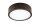 Plafonnier LED Salon rond Marron Moderne