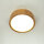 Plafonnier LED Salon Lampe en bois Chêne