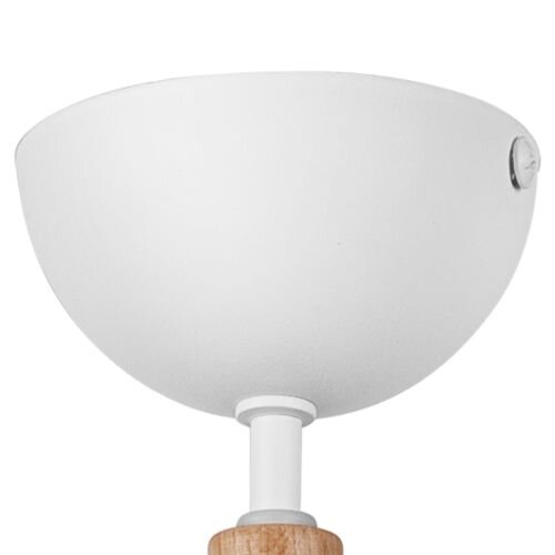 Plafonnier Couleur Bois 5-flmg Moderne Salon