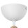 Plafonnier Couleur Bois 5-flmg Moderne Salon