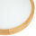 Deckenlampe groß Holz Glas Ø37cmSchlafzimmer