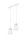 Suspension Blanc Bois Moderne Lampe de table &agrave; manger