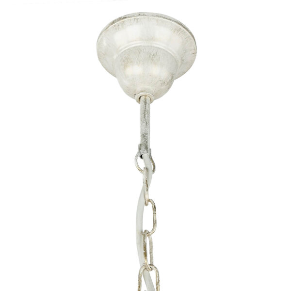 Lustre fleuri LOREN Table de salle à manger tissu 5-flmg