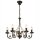 Lustre Romantique Rustique Table de salle à manger en métal