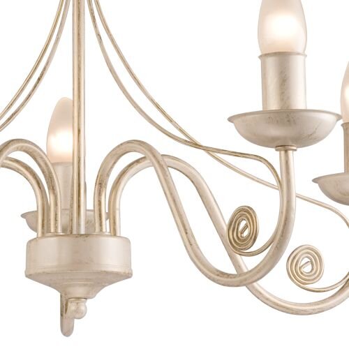 Lustre Blanc Métal Rustique Lampe de table à manger