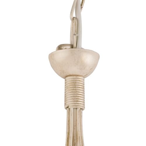 Lustre Blanc Métal Rustique Lampe de table à manger