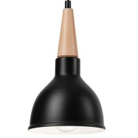 Hängelampe Schwarz Holz Esszimmer Skandinavisch