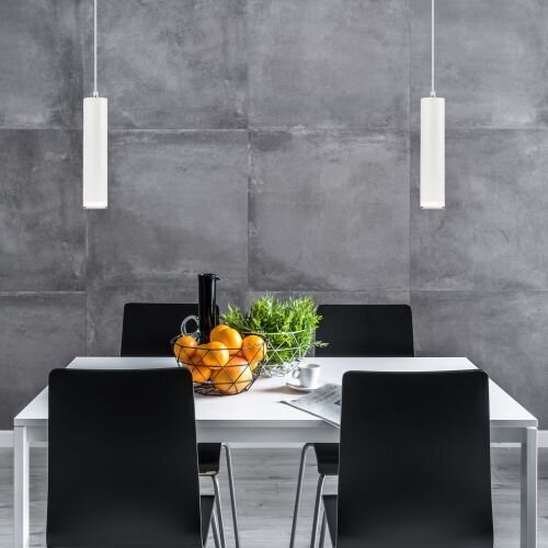 Lampe suspendue Table à manger ronde Blanc Alu Salon