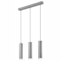 Lampe suspendue en aluminium argenté 3-flmg table...