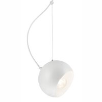 Lampe à suspendre COURTNEY Blanc Métal...